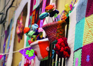 Realizzazione opera collettiva "Knitting urban"