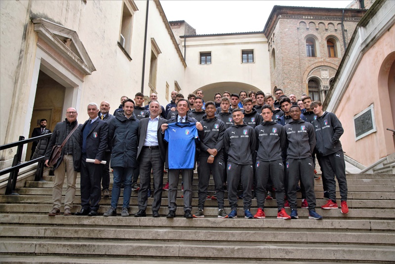 conferenza stampa della Nazionale di Calcio Under 19 a Palazzo Moroni