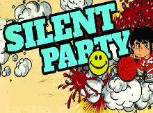 Manifestazione "silent party - carnival edition"
