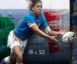 Partita di rugby femminile "Italia vs Scozia"