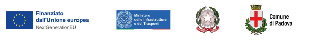 PNRR loghi con Ministero infrastrutture e trasporti. Aggiornato ottobre 2023