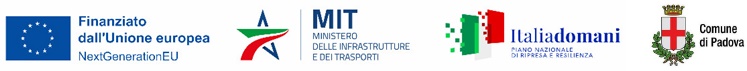 PNRR loghi con Ministero infrastrutture e trasporti. Aggiornato marzo 2024