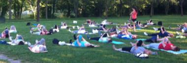 Lezioni di ginnastica e yoga al parco 380 ant